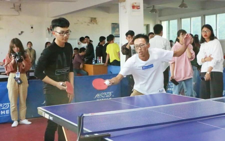 我院新生体育系列赛之乒乓球赛圆满落幕