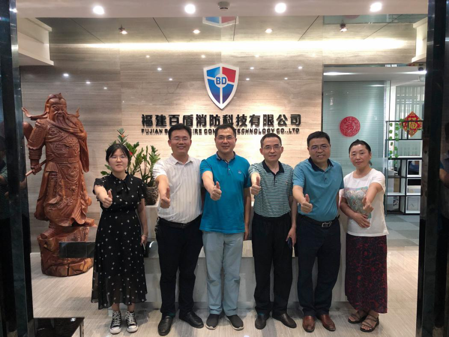 建筑工程系赴福建百盾消防科技有限公司洽谈校企合作