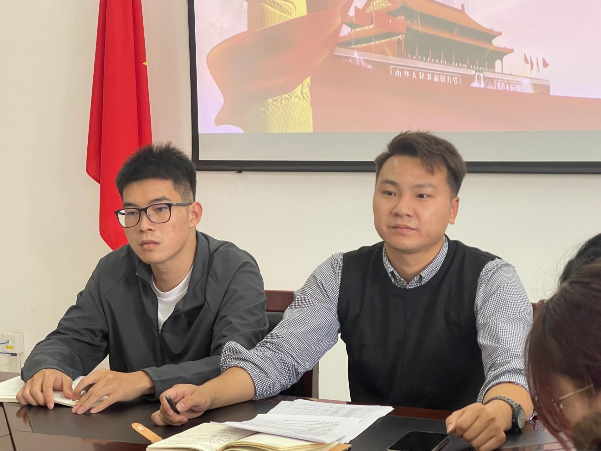 建筑工程系分团委学生会召开第十二周部门例会