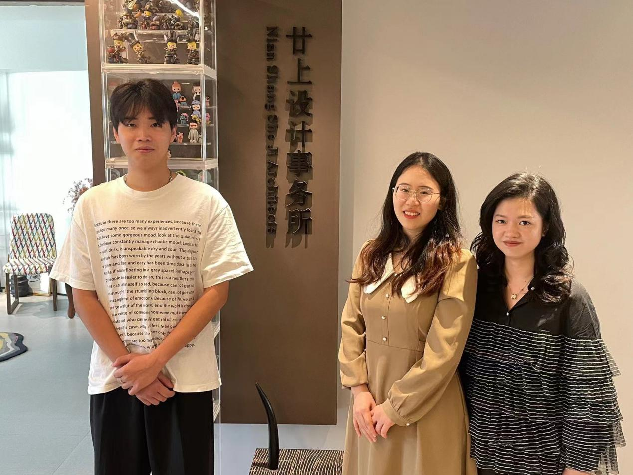 工学交替|建筑设计教师前往廿上设计事务所走访看望学生