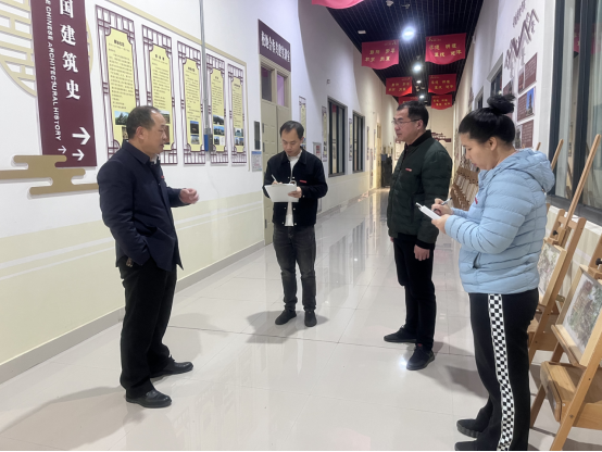 学院副院长陈金毓莅临我系 进行2023-2024学年第二学期期初工作检查