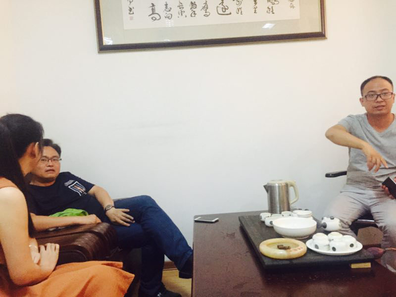 工商管理系会计专业看望15级顶岗实习学生