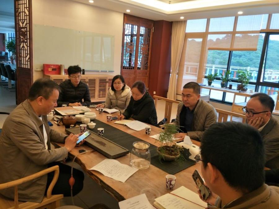 校企办和工商系领导老师到福建复茂食品有限公司洽谈CPM计划
