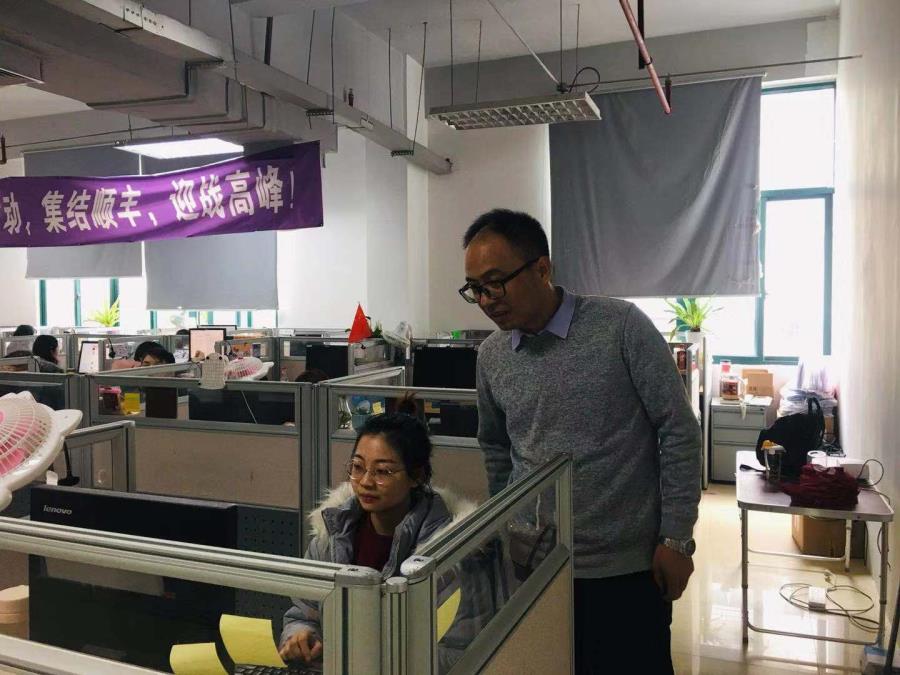 工商管理系教师前往福州顺丰看望指导2017级物流管理专业跟岗实习学生